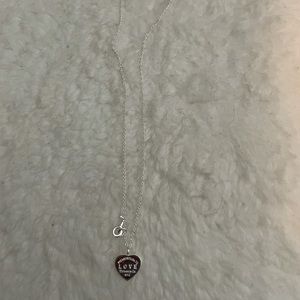 Tiffany love heart necklace silver Authentic